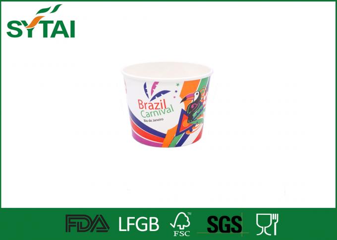 höhlt bunte Papier32OZ eiscreme doppeltes PET beschichteten Congratuations-Gebrauch