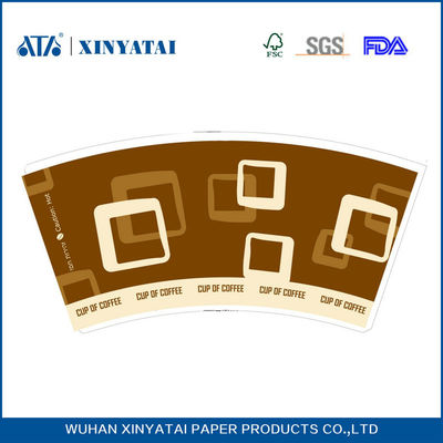 China Customized Gedrucktes Papier Cup Fan für Papierbecher, die Industrie, Offset und Flexodruck fournisseur