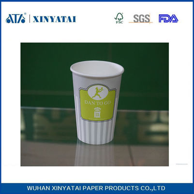 China Firmenzeichen-Drucken Doppel PE-beschichtetes Kaltes Getränk Papierbecher Individuell bedruckte Papierkaffeetassen fournisseur