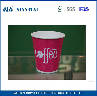 China Diamant Einweg-Becher Doppelschalig Papier Kaffeetassen für Haus oder Büro fournisseur