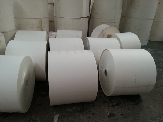 China Benutzerdefinierte Papier Cup Rohstoff Printed Paper Roll mit Offset und Flexodruck fournisseur