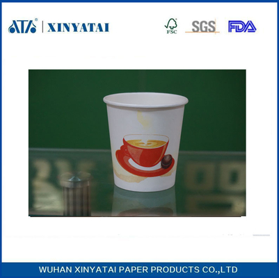 China Einweg-PE-beschichtetes Doppelschalig Papierkaffeetassen, isoliert Papier Espressotassen fournisseur