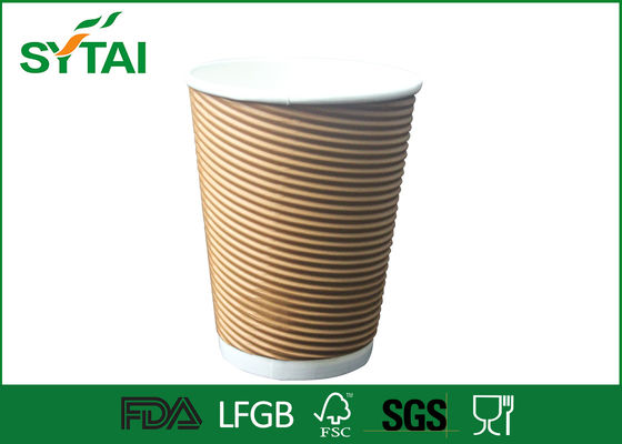China Minifreundliches PET ausgleich-Druck-Kräuselungs-Kaffeetassen Eco gestrichenes Papier fournisseur