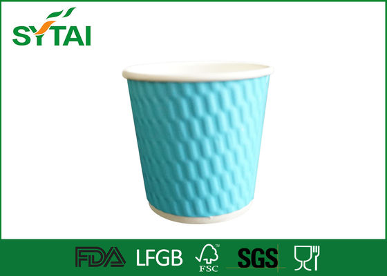 China Doppelwandiger Papierkaffeetasse-kundenspezifischer Isolierdiamant mit Abdeckung fournisseur