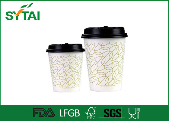 China 7 Unze mit Nahrungsmittelgrad-Tinten-Flexo Druckentwurfs-einzelnen Wand-Papierschalen für Kaffee und Tee fournisseur