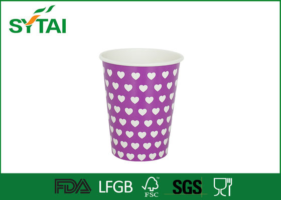 China Kleine recyclebare Isolierpapierkaffeetassen mit Gewohnheit druckten 10oz 350 ml fournisseur