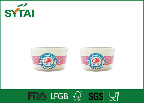 China Riginal-Holzschliff-Jogurt/Eiscremepapierschalen kundengerecht fournisseur
