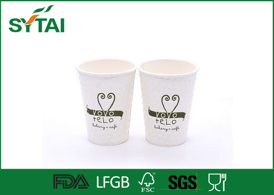 China Umweltfreundliches Weiß-prägende Papierschale mit grünem Liebes-Entwurf gedruckt fournisseur