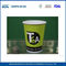 Logo Gedrucktes Papier Kaffeetassen für Heißes Getränk Kaffee oder Tee 6 Unzen, Papier Espressotassen fournisseur
