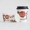 Drucken Kaffee und heiße Schokolade Einzel Wall Paper Cups, Recyclingpapier Trinkbecher mit Deckel fournisseur