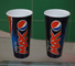 Kundenspezifisches recyclebares kaltes Getränk-Papierschalen druckten Logo für Saft-Kälte-Getränk fournisseur