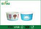 Recyclingpapier Eisbecher mit Selber bedrucken Tupfen 24 Unzen Papier Suppentassen fournisseur