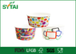 Kleine Bedruckt Custom Frozen Yogurt &amp; Ice Cream Papierbecher mit Deckel, Papier Schüsseln 2 Unzen fournisseur