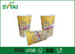 Umweltfreundlich 32 Unzen Papier Popcorn Eimer / Popcorn Tassen mit Offset oder Flexodruck fournisseur