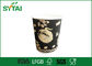 Recyclebare weiße Kräuselungs-Wand-Papierschalen 150-350gsm für Espresso-heißes Getränk fournisseur
