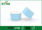 Blaues Logo aufbereitete Eiscreme-Papierschalen, Wegwerfeisbecher Customizea fournisseur