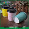 Kreative Prägungslogo-Kräuselungs-Papierschalen, die heißen besonders angefertigten Wegwerfkaffeetassen entwerfen fournisseur