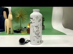 Farbwechsel Niedliche Aluminium-Wasserflasche mit individuellem Logo für kalte Temperaturen für die Kinderschule