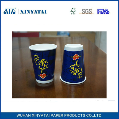 China 10 Unzen Selber bedrucken Heißes Getränk Papierbecher / Eco Friendly Recyclingpapier Cup fournisseur