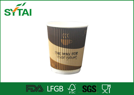 China Skidproof-PET Beschichtungs-Kräuselungs-Papierschalen-Neigungs-Welligkeit mit kundenspezifischem Logo fournisseur