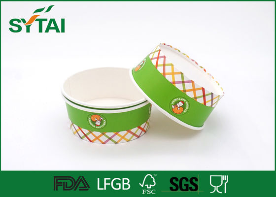 China FDA/SGS/ISO9001 fertigte die Papiereiscreme-Schalen besonders an, die für Früchte drucken fournisseur
