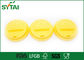 80 mm Durchmesser Kunststoff gelb Einweg-Trinkbecher Deckel für Papierbecher fournisseur